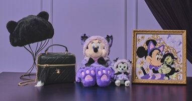 ディズニーストア】おばけに仮装したミッキーや黒猫コスチュームのプー