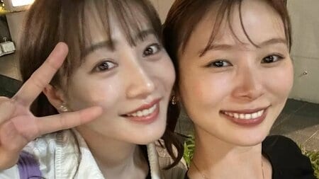 朝日奈央 婚約発表の能條愛未を祝福し高校時代の制服2ショット披露！「初めて喋ったのが…」15年前の思い出振り返る