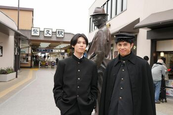 萩原利久 修学旅行風学ラン姿で柴又で街ブラロケ＆オリジナルメロンパン作りに挑戦！