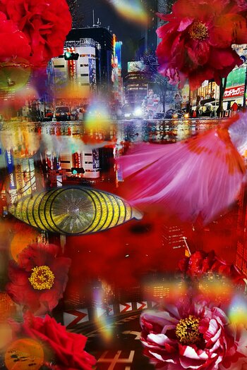 ～蜷川実花 with EiMの世界観で彩られたプロジェクションマッピング～『Tokyo Rebirth ー都市の魂が巡る、深淵と再生の旅』を4月25日(土)より公開！