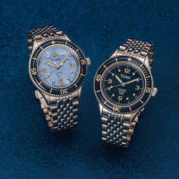 宇宙から来たメテオライトに“色”という新解釈 / スイス発ミリタリーウォッチ「Techne(テクネ)/Marine Offshore」ネイビー＆スカイブルー登場