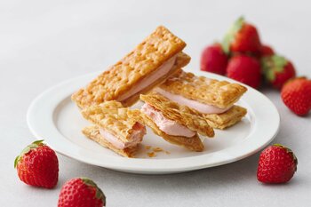 《あまおう苺×焦がしバター》『BUTTER&bee(バター&ビー)』より、新作焼き菓子「バターミルフィユ【あまおう苺】」新発売。