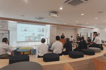 【津山高専】サテライトオフィスのオープンセレモニーを開催 　- 岡山大学共創イノベーションラボ『KIBINOVE』に開設 -