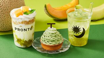 PRONTO（プロント）が鹿児島県産マスクメロンのソースを使った新作ドリンク発売！夏の定番すいかジュースも販売開始
