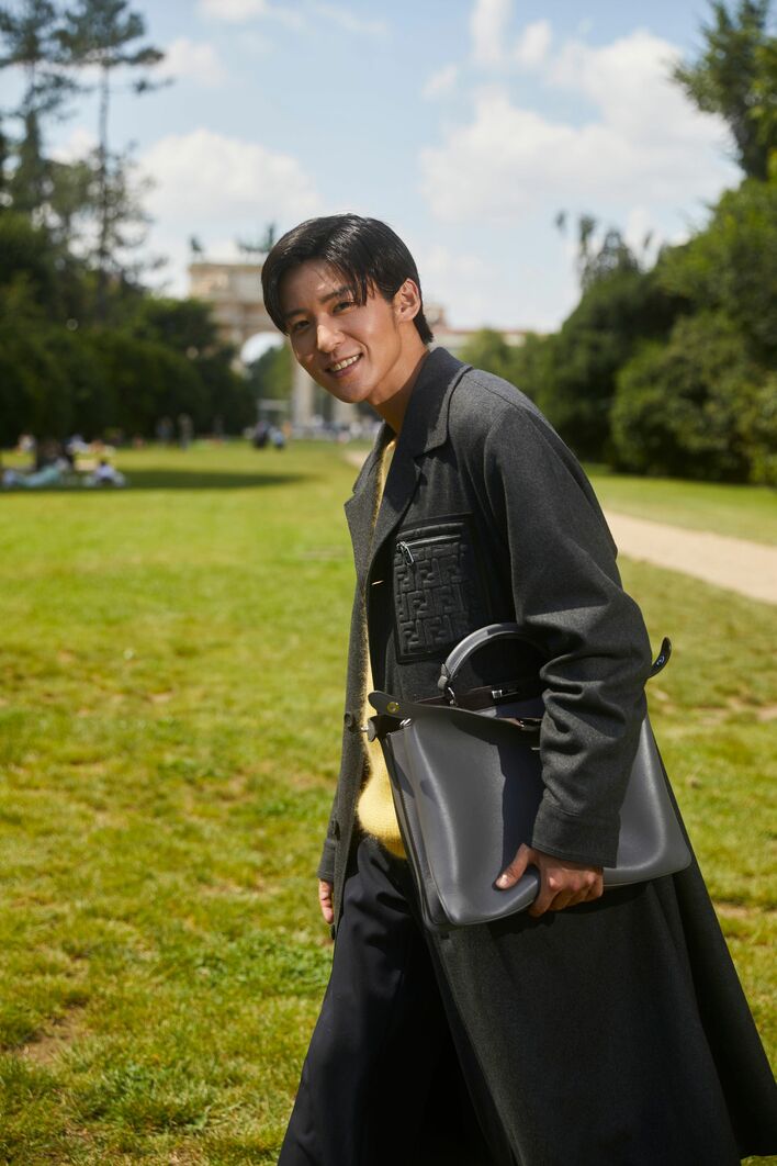 目黒蓮さん着用【FENDI】ナノピーカブー☆4color Snow Man目黒蓮が纏うフェンディ25年春夏メンズ、日本人初