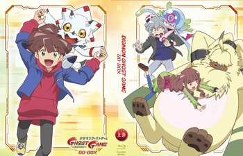 株式会社フロンティアワークス、「デジモンゴーストゲーム」BD-BOX　上巻パッケージデザイン公開！
