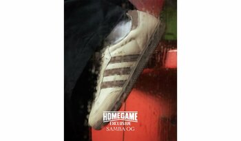 タイムレスな名作として不動の人気を誇る「adidas Originals SAMBA OG」より、HOMEGAME EXCLUSIVE MODELが登場。