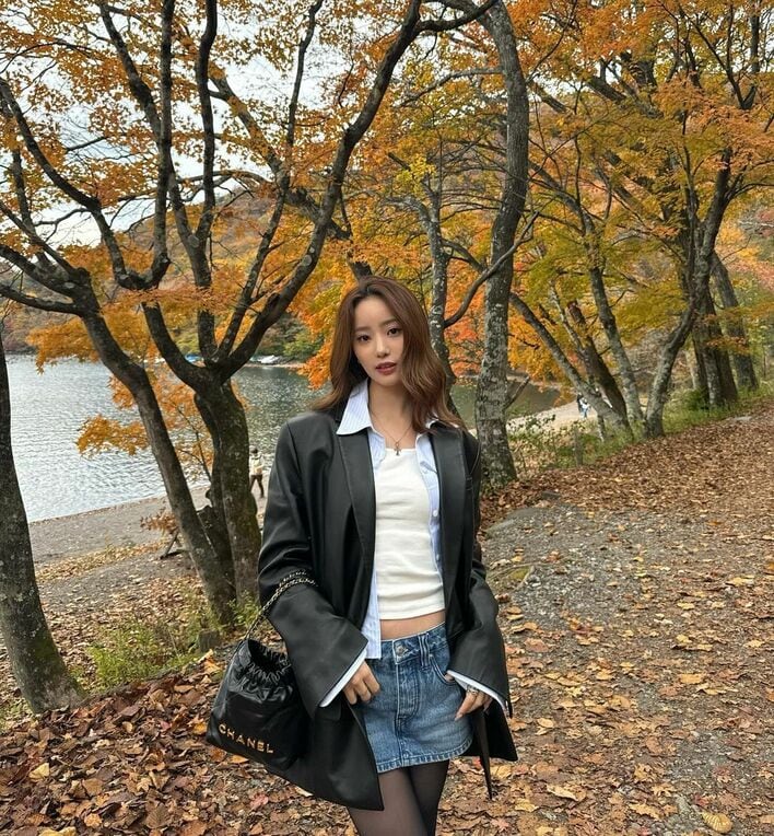 オシャレすぎ！」中町綾＆とうあ 日光の大自然をバックに秋の装いで