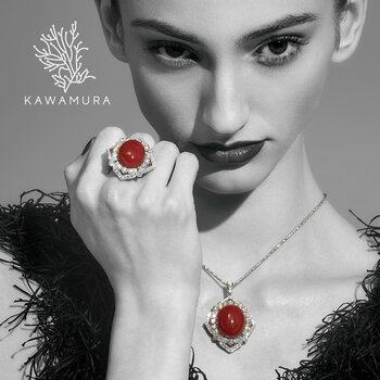 【阪急うめだ本店】“Japan Made”の宝石珊瑚のジュエリーに注目。「KAWAMURA」Coral Beyond Tradition を9月30日(水)より開催