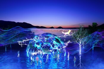 北海道・支笏湖で「支笏湖 ILLUMINA HISTORIA（イルミナヒストリア）」4月4日から初開催！　湖畔の森を光と音で彩る１か月