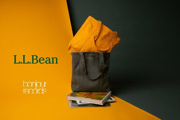 L.L.Bean for bonjour records 2026 | Exclusive Record Tote Bag