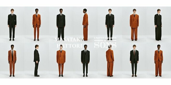 ユナイテッドアローズ＆サンズ、スタイリスト 服部昌孝氏とつくる新しい“ドレスの遊び方”「UNITED ARROWS & SONS by MASATAKA HATTORI」2月13日発売