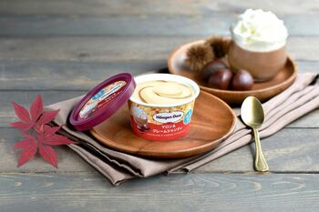 秋の味覚を堪能！「ハーゲンダッツ」から栗の“ほくほく感”と上品なクリームが重なり合うぜいたくな新商品『マロン＆クレームシャンティ』が登場