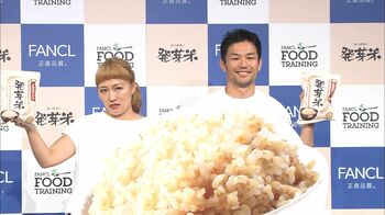 丸山桂里奈、ラグビー元日本代表の廣瀬俊朗が即興あいうえお作文に挑戦！