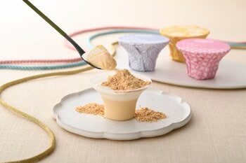 京都祇園「吉祥菓寮」より、京都土産におすすめの「きな粉 こぼるる、ぷりん。」新発売