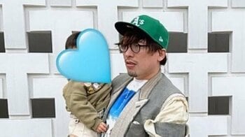 「湘南乃風？」りんたろー。参観日の“変装姿”が話題 1歳息子にバレないように…「余計に目立ってない？」の声も