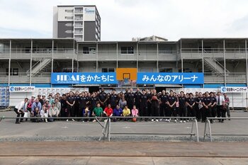 全選手・チームスタッフによる「三河安城交流拠点・アリーナ」見学会実施のご報告