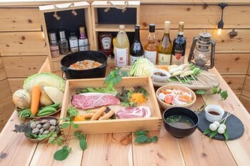 最高のリトリートを体験できる THE FIVE RIVERS FINE GLAMPING 群馬 白沢　2026春の味覚を存分に味わうグリルディナー＆ペットフーディスト監修愛犬用”春ディナー”　提供開始