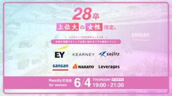 国内トップの5大学の女性28卒学生限定交流会「Percify for woman」を開催しました