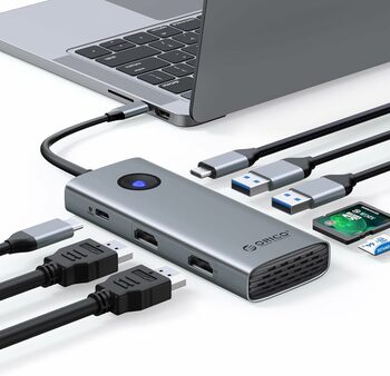 ORICO、デュアルHDMI 4K@60Hz出力対応8-in-1 USB-Cドッキングステーションを発表--100W PD充電・5Gbps高速転送・SD/TF同時読み取り・幅広い互換性を1台に集約
