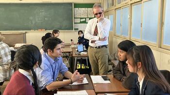 名古屋商科大学の留学生、愛知県立千種高校の生徒と日本語と英語で国際交流（第２弾）