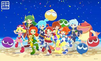 「ぷよぷよ」35周年“だいれんさ！” プロジェクト続報発表　キーボードアプリ「Simeji」コラボ、シンガー兼音楽プロデューサーのぷにぷに電機さんとのコラボ決定！