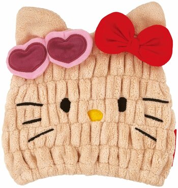 【サンリオキャラクターズ】こんがり日焼け姿が新鮮！お風呂上がりやプールに便利な「吸水速乾タオルキャップ」、スケーターより新発売！