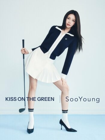 【KISS ON THE GREEN】スヨンとの新作コラボゴルフウェア第2弾を、10/21より販売開始
