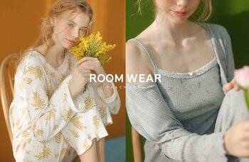 おうち時間に花を添える、新作ルームウェア。PEACH JOHN ROOMより「Sweet Bloom Collection」が発売。毎年大好評のミモザ柄が登場。