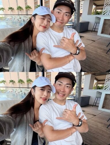 近藤千尋 夫ジャンポケ・太田＆娘たちとハワイ旅行を満喫！おそろいの