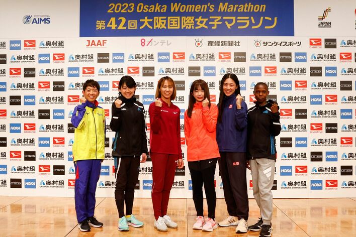 「大阪国際女子マラソン」安藤友香、佐藤早也伽、上杉真穂らが意気込みを語る