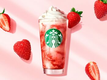 スタバ ストロベリーフラペチーノを5月8日から発売　見た目も華やかな人気フレーバーが今年も登場