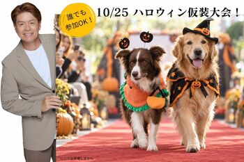 【PAW 初！】HappyワンDayフェスタ♪ウェルネス Halloween！愛犬の“心と身体”を整える10月25日、那須の森で「五感を使うトレジャーハント」や 「 愛犬♪ハロウィン仮装大会」を開催♪