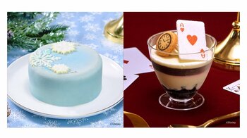 ディズニーの物語がスイーツに！氷の結晶があしらわれた『アナと雪の女王』のケーキや『ふしぎの国のアリス』のパルフェなどを販売するスイーツブランド1号店が誕生
