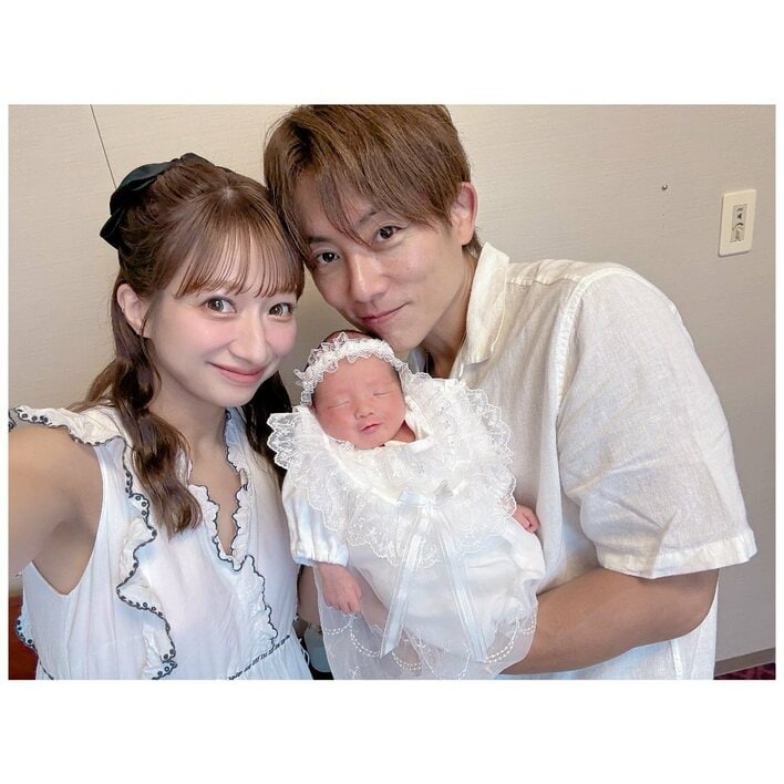 【画像10枚】辻󠄀希美が退院を報告！杉浦太陽＆生まれたばかりの次女との3ショットを見る