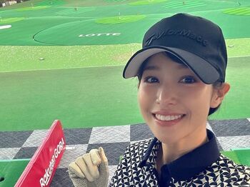 鷲見玲奈 産後初の打ちっぱなしでスタイル抜群のゴルフコーデを披露 「産後とは到底思えないスタイル」と絶賛の声