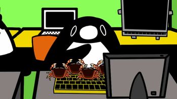 「スーパーで買ったカニを育てるとどうなるのか？」『テイコウペンギン』最新話