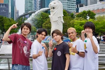 番組の初ロケはシンガポール！今話題の“変身フォト”に挑戦＆スタイリッシュなポスタービジュアルも完成『Aぇ! groupのQ＆Aぇ!』