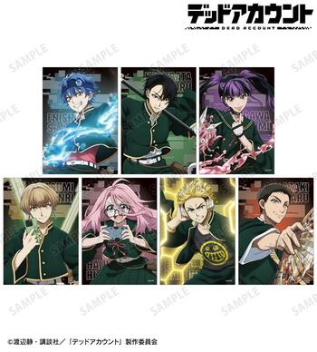 TVアニメ『デッドアカウント』のトレーディングブロマイド、トレーディングAni-Frame、BIG缶バッジの受注を開始！！アニメ・漫画のオリジナルグッズを販売する「AMNIBUS」にて