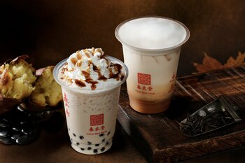 台湾カフェ「春水堂（チュンスイタン）」9/15（火）から『焼き芋タピオカミルクティー』『焼き芋ラテ』『トマト酸辣湯麺』『酸辣湯麺』季節限定で新発売