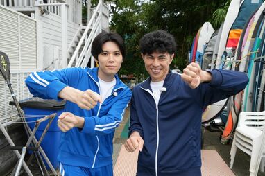 萩原利久「快晴！快晴！」と強がるも、曇った海でサップに挑戦！夏を