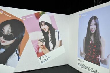 aespaのメンバーと2人っきりになっているかのような神空間！展示会