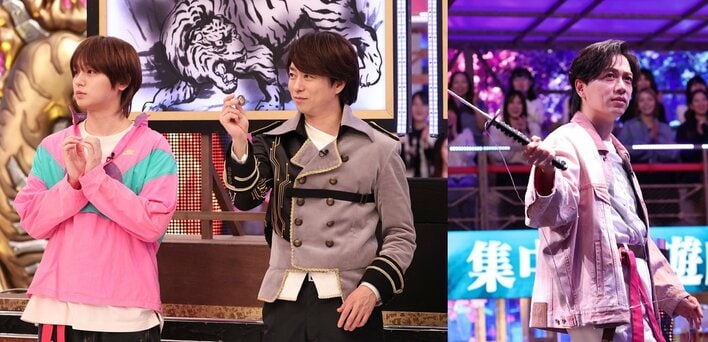 Hey! Say! JUMP・伊野尾慧、ACEes・浮所飛貴、Aぇ! group・佐野晶哉、山崎育三郎らが参戦『真剣遊戯！THEバトルSHOW』