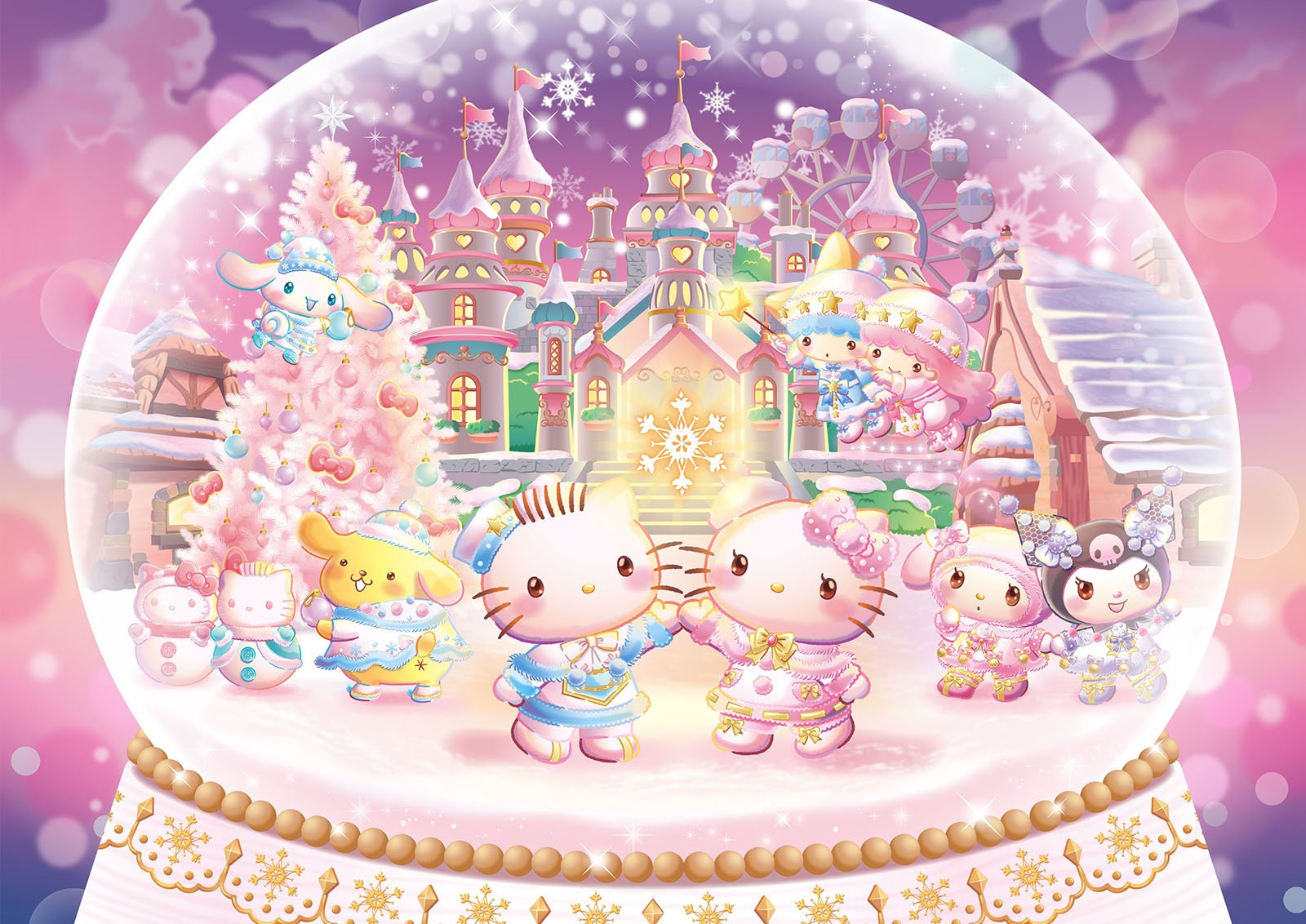 雪が舞うハーモニーランドであたたかくてちょっぴり特別なホワイト