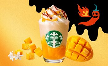 【スタバ初】本当に"辛い"フラペチーノが登場! 甘い?辛い? マンゴーの甘さ×刺激的なホットハニー