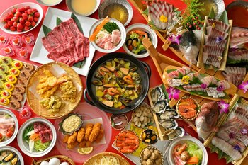 絶景レストラン瀬戸内ダイニングで味わう　休暇村讃岐五色台では、冬季限定「香川のうまいものビュッフェ～冬～」を12月1日より提供開始　旬の「オリーブ鰤」をはじめ冬の味覚が勢ぞろい