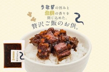 【9/15新発売】高知県産うなぎの旨味と希少な有機生姜の風味を楽しむ、ちょっと贅沢なご飯のお供