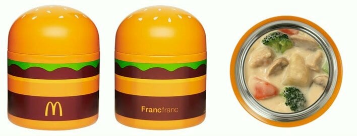 ビッグマックがスープジャーに！？マクドナルドとFrancfrancのコラボ