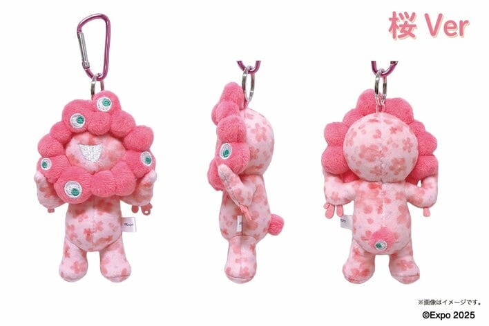 ！説明画像必読！ミャクミャク　桜☆ ピンクの“桜ミャクミャク”が新登場！ちょこんと座った「ミャクけつ」の