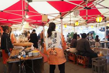 能登の海の幸とともに全国の美味しいものを楽しむイベントを開催します。復興支援の一環として、食を通じた応援の輪を広げます。